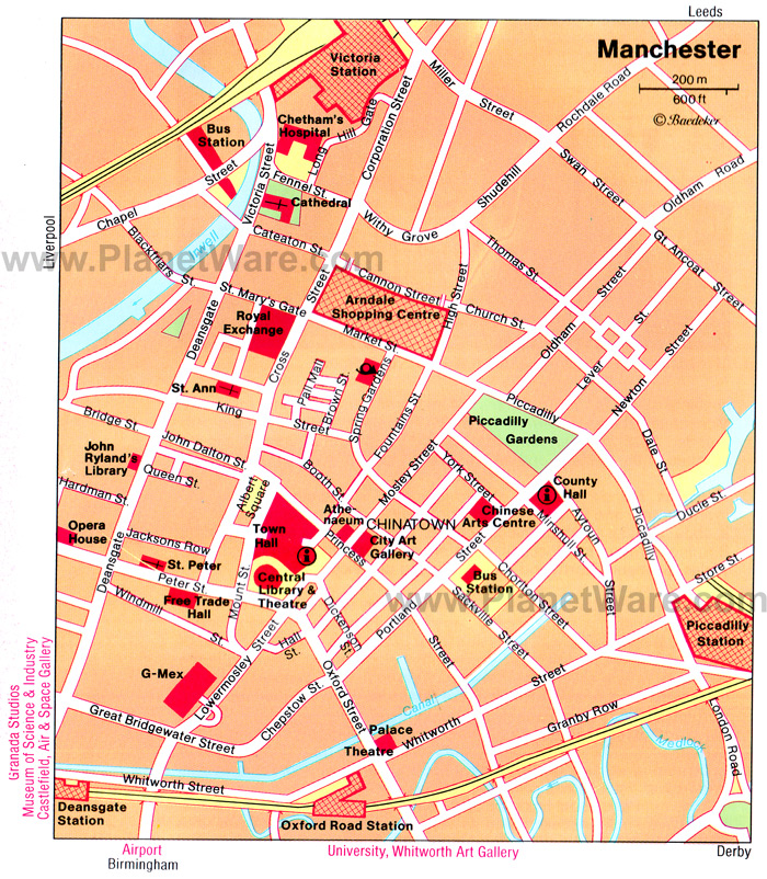 Manchester map